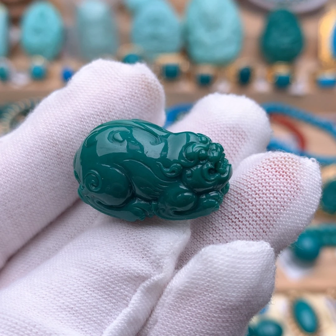 绿松石未镶嵌配饰