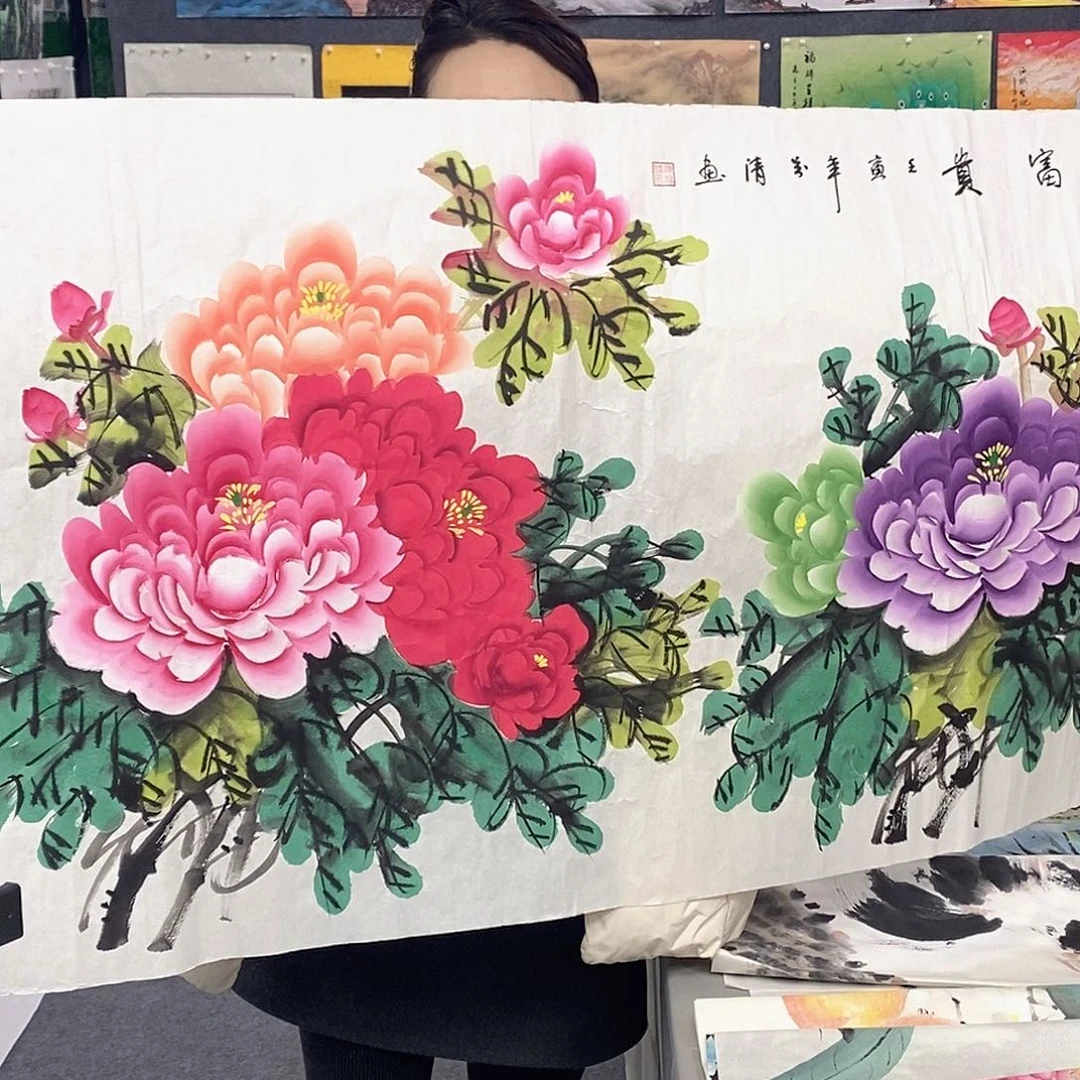 国画国画手绘作品