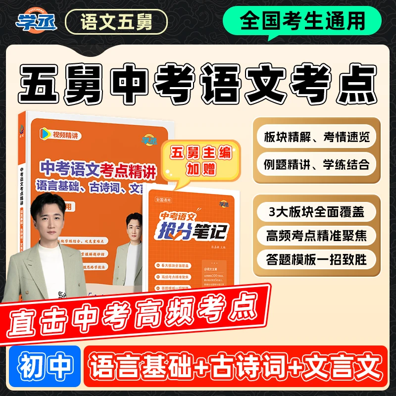 语文五舅初中语文阅读答题技巧练习文言文古诗词中考全国通用sw