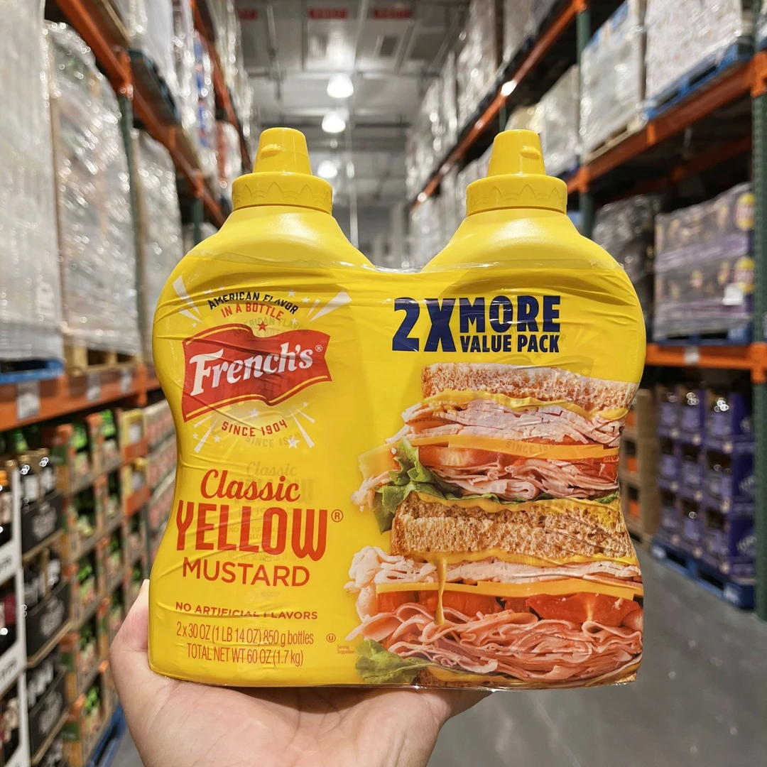 开市客Costco美国French's经典黄芥末酱复合调味料寿司汉堡三明治