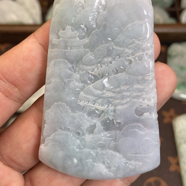 翡翠未镶嵌挂件挂件