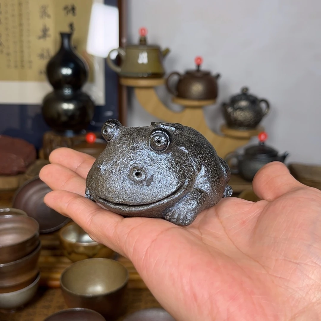 壶建水紫陶粗泥茶宠莱克宝