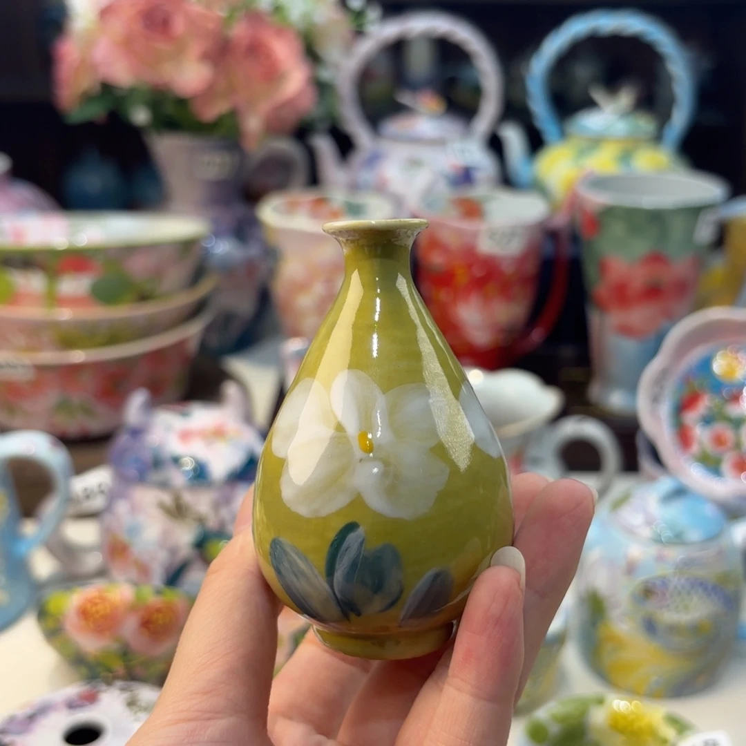 瓷片景德镇手绘高温釉下彩陶瓷茶具