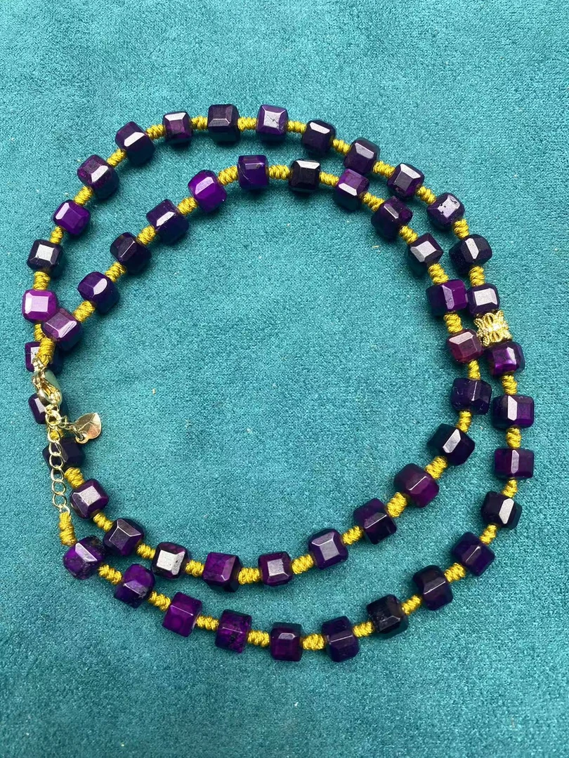 项链   【贝贝优选】X56时尚百搭丝绒紫项链