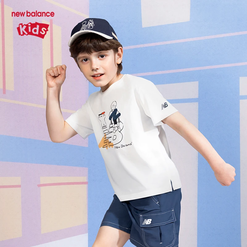 【T恤集合】New Balancenb童装儿童时尚休闲新款中性短袖T恤