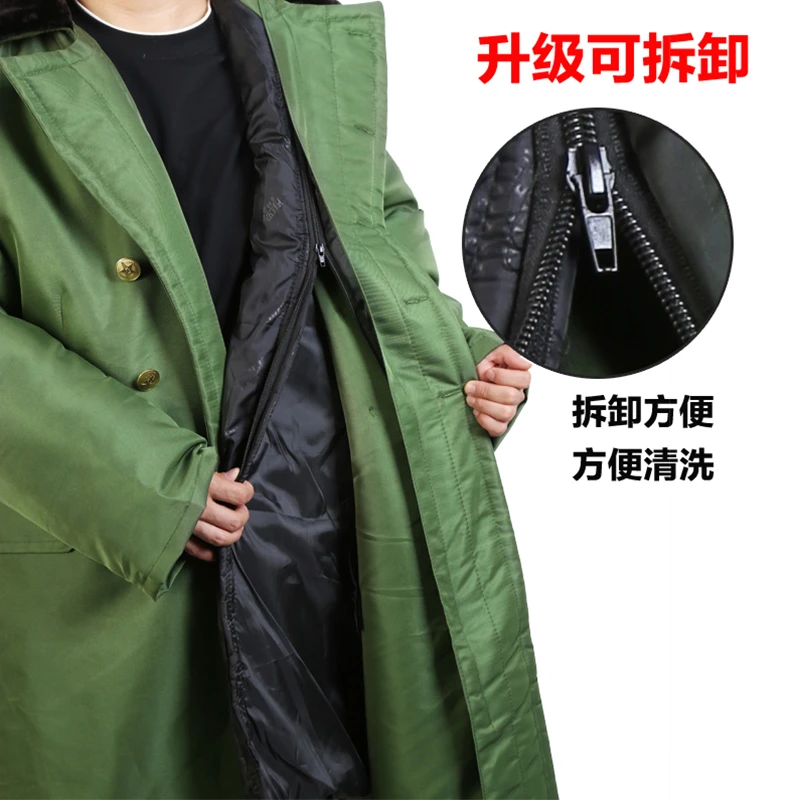 纯羊皮羊毛冬季长款保暖皮毛一体防风防寒户外冷库男女老少同款