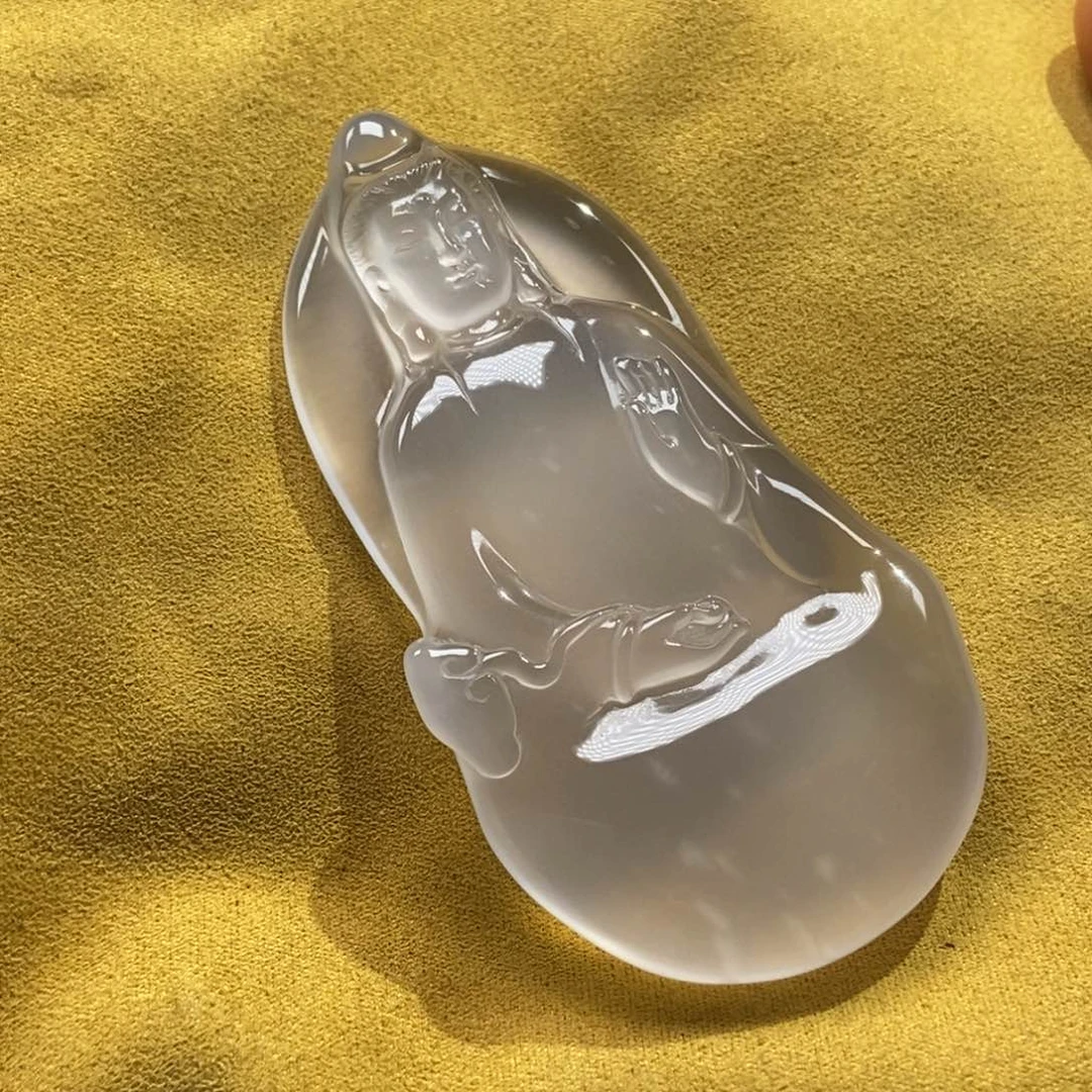 石英质玉未镶嵌颈饰我****长