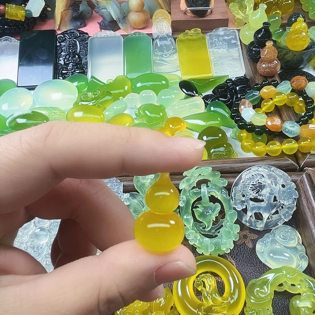 岫玉未镶嵌吊坠(不含链)