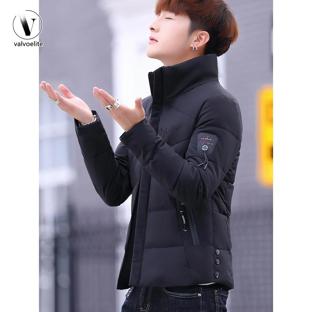 VALVOELITE棉衣男潮流新款保暖男士服青少年立领加厚棉袄冬季外套