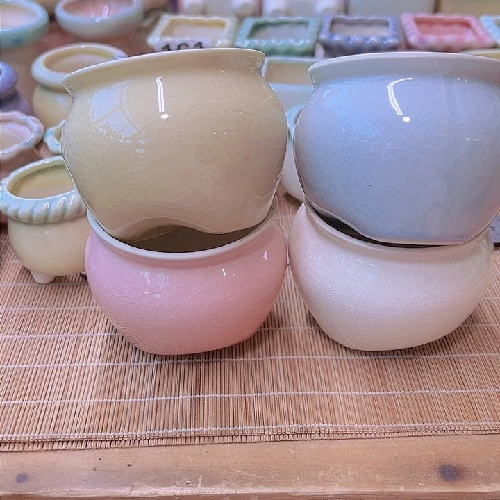 红陶陶瓷花盆当场满12包邮