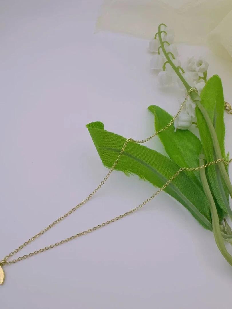 钛钢项链 【Kiss娜】钛钢4147精美简约项链