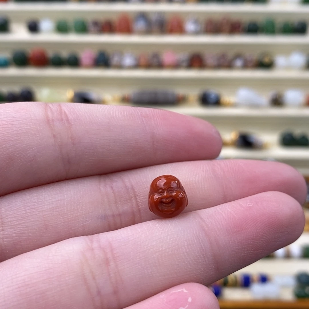 南红玛瑙未镶嵌颈饰