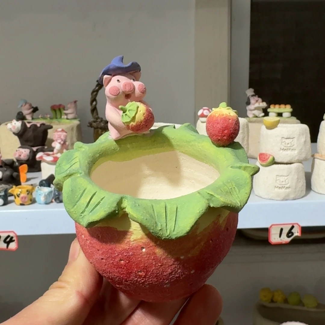 厂家直销手工花盆摆件