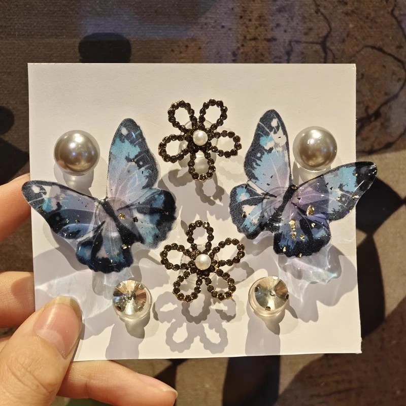 洞洞鞋配饰白鹿同款高级感洞洞鞋装饰配件适配卡洛驰珍珠鞋花DIY