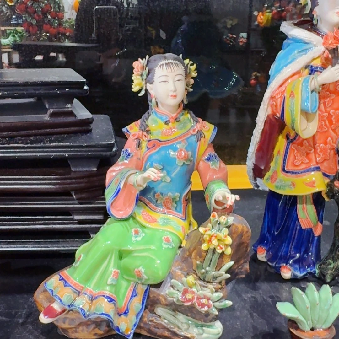 陶瓷梅兰竹菊兰花