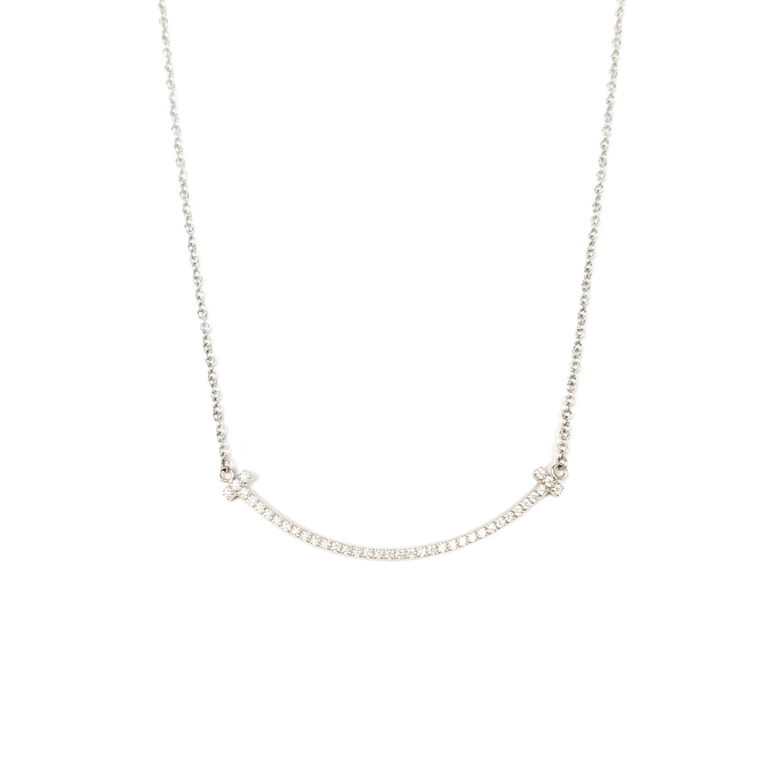 95新 蒂芙尼 安洁利严选微笑系列/SK0129896 项链