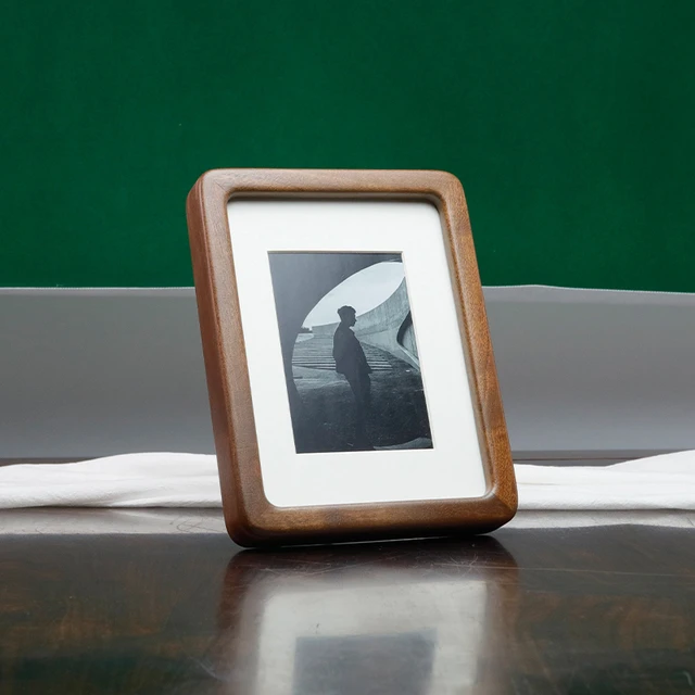 实木相框定制摆台照片打印加框圆角画框字画装裱挂墙定做婚纱照框