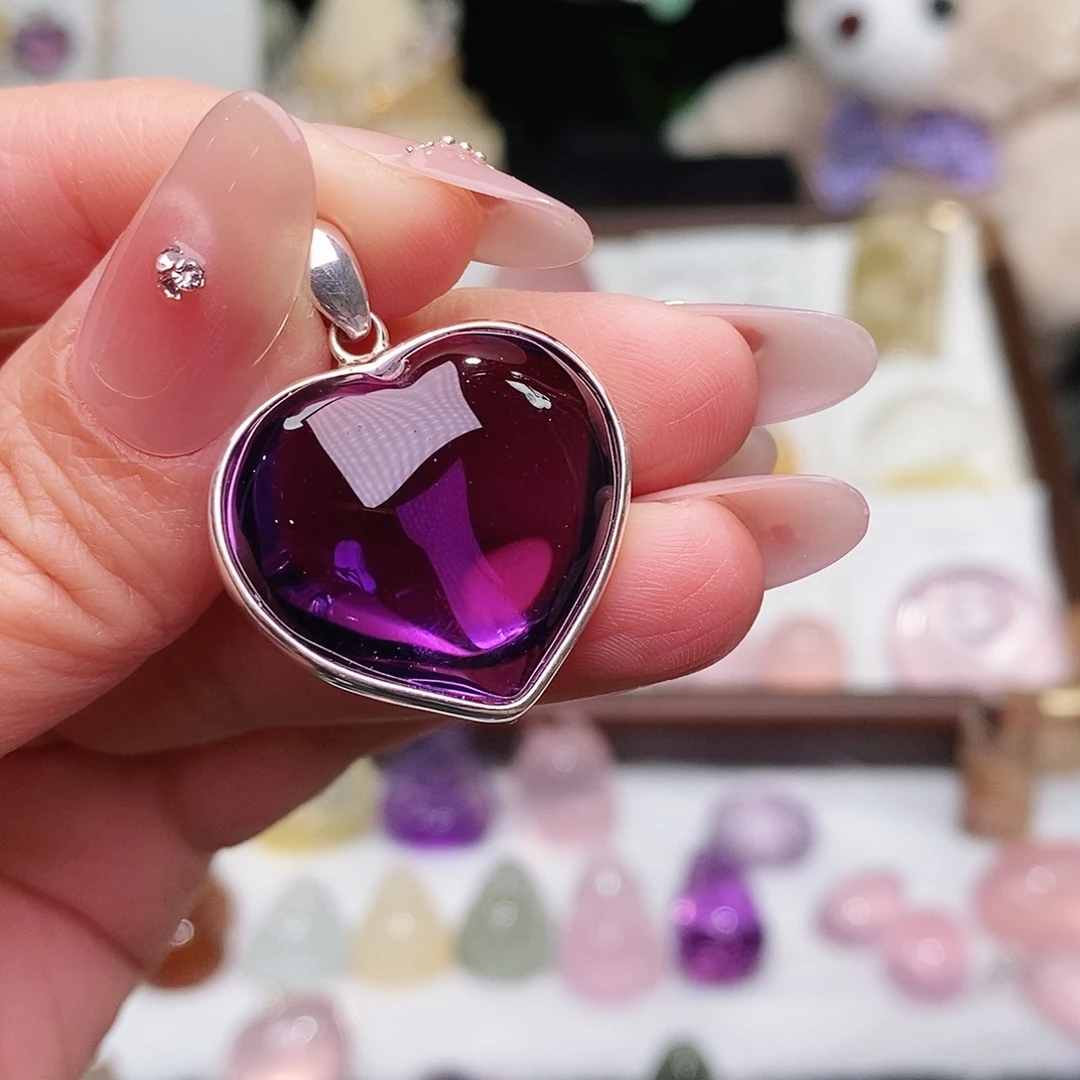 吊坠(赠链)水晶银S925镶嵌