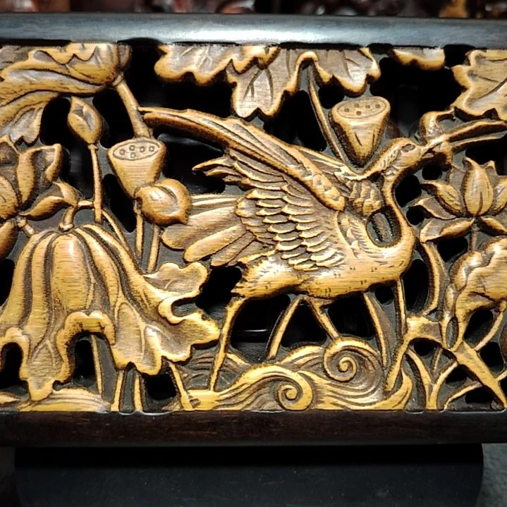 木大**沙老檀木文房木砚盒