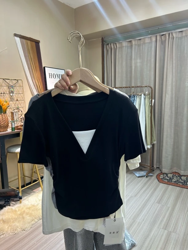 短袖t恤针织韩版女装1-50