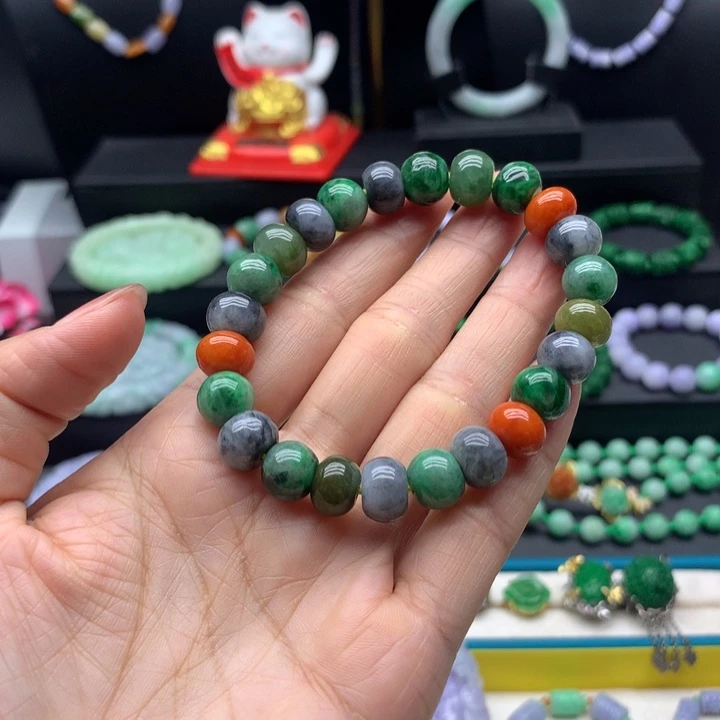 未镶嵌手链翡翠翡翠手串