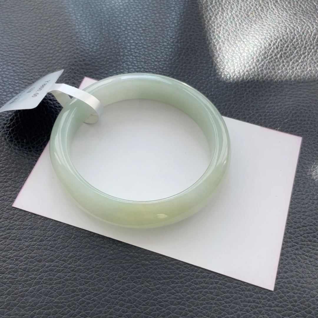 翡翠未镶嵌手镯41号57正圈