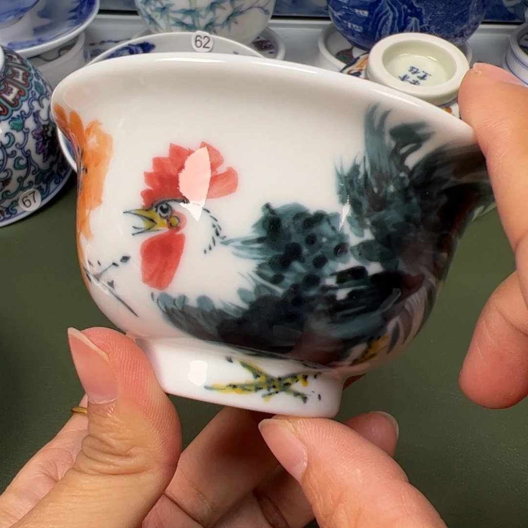 陶瓷景德镇纯手工纯手绘茶具木木4