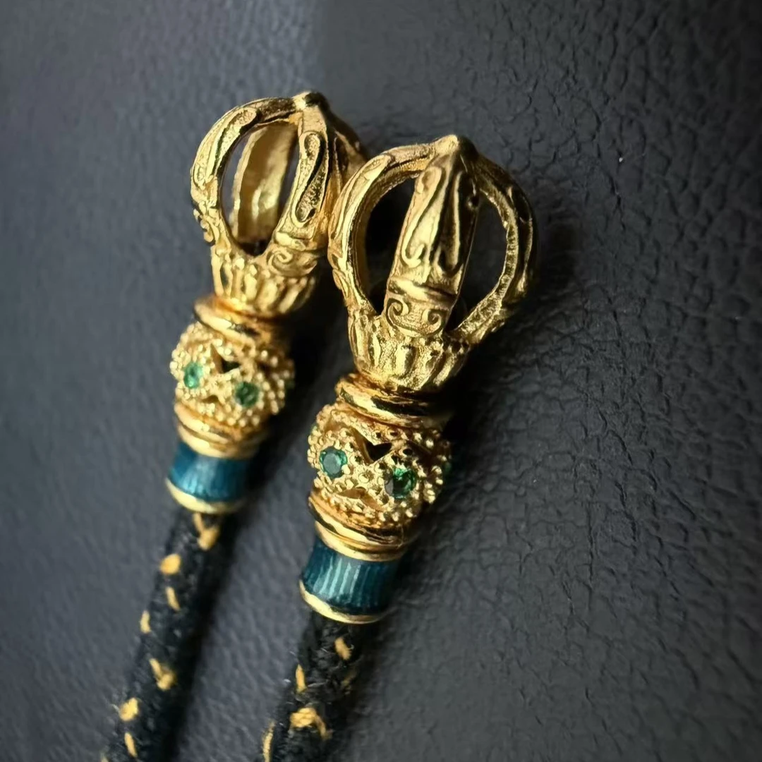 925银银制品 降魔杵弟子珠一组配饰6+mm