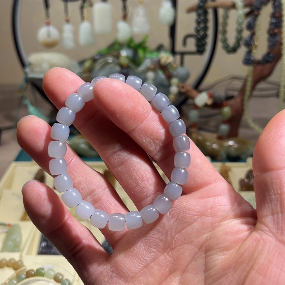 和田玉未镶嵌手链