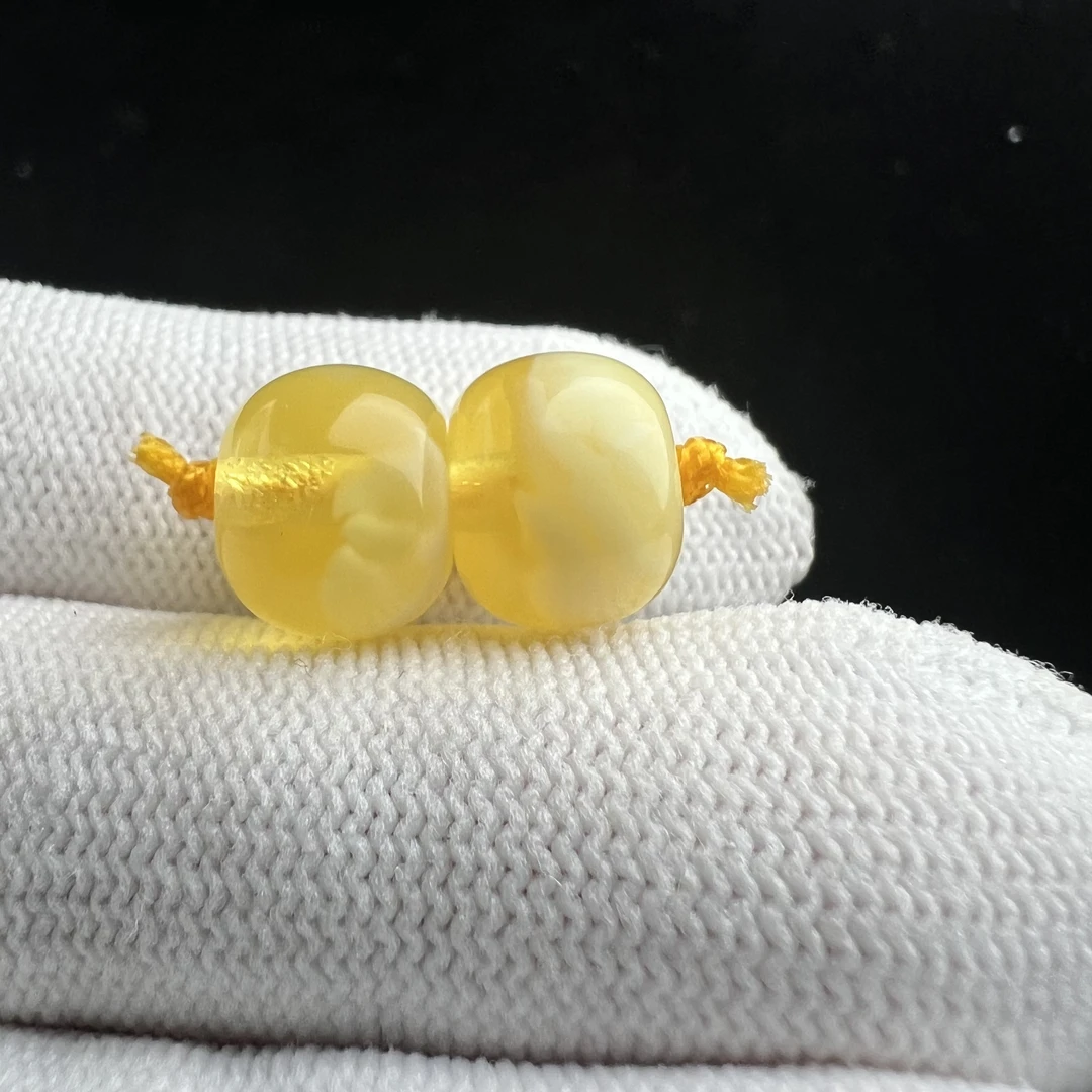 B3152天然原矿蜜蜡 瑕疵特价款 11.2mm支持复检假一罚四