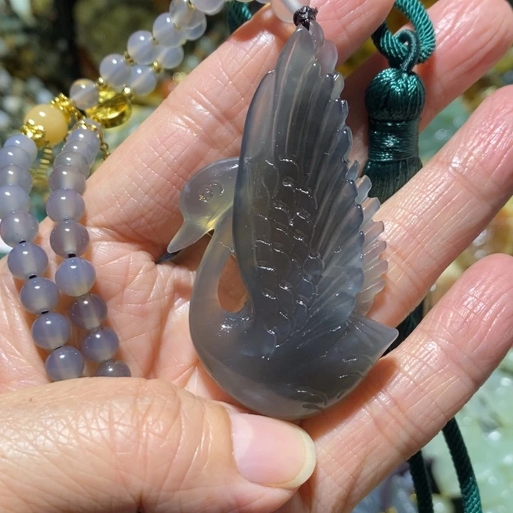 岫玉岫玉吊坠未镶嵌