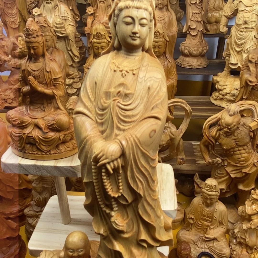 柏木（崖柏）观音菩萨123456