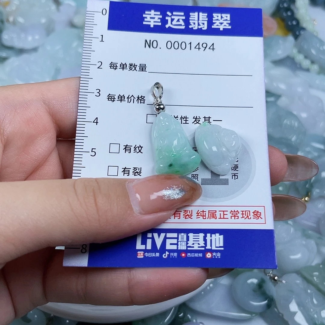 翡翠未镶嵌颈饰1494