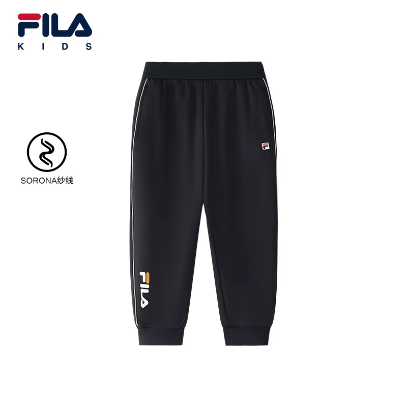 Fila/斐乐斐乐儿童长裤2025年冬季新款梭织长裤小童K11B541601F
