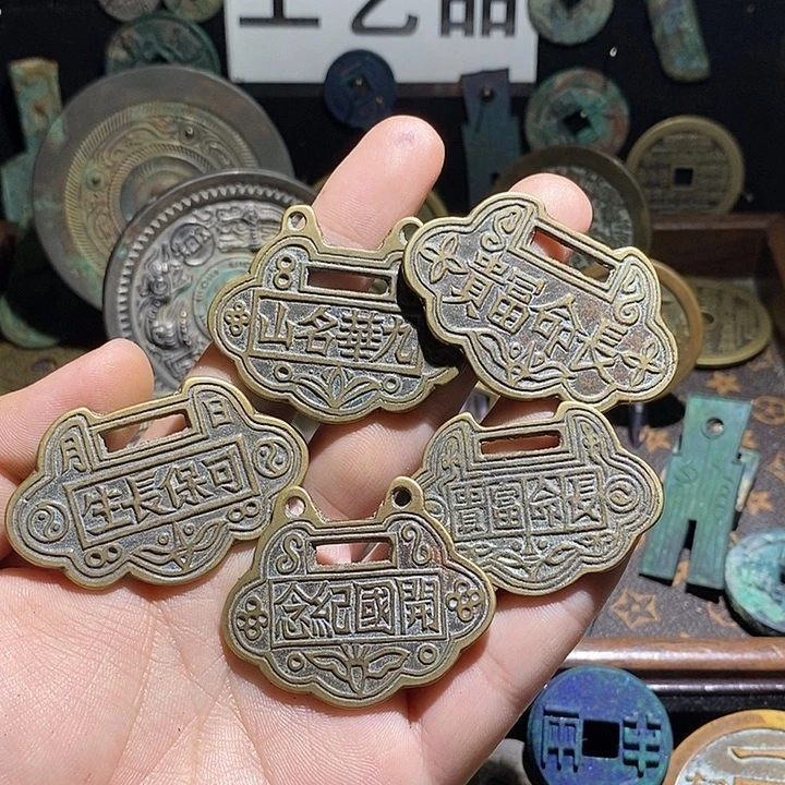 铜现代花钱工艺品工艺品