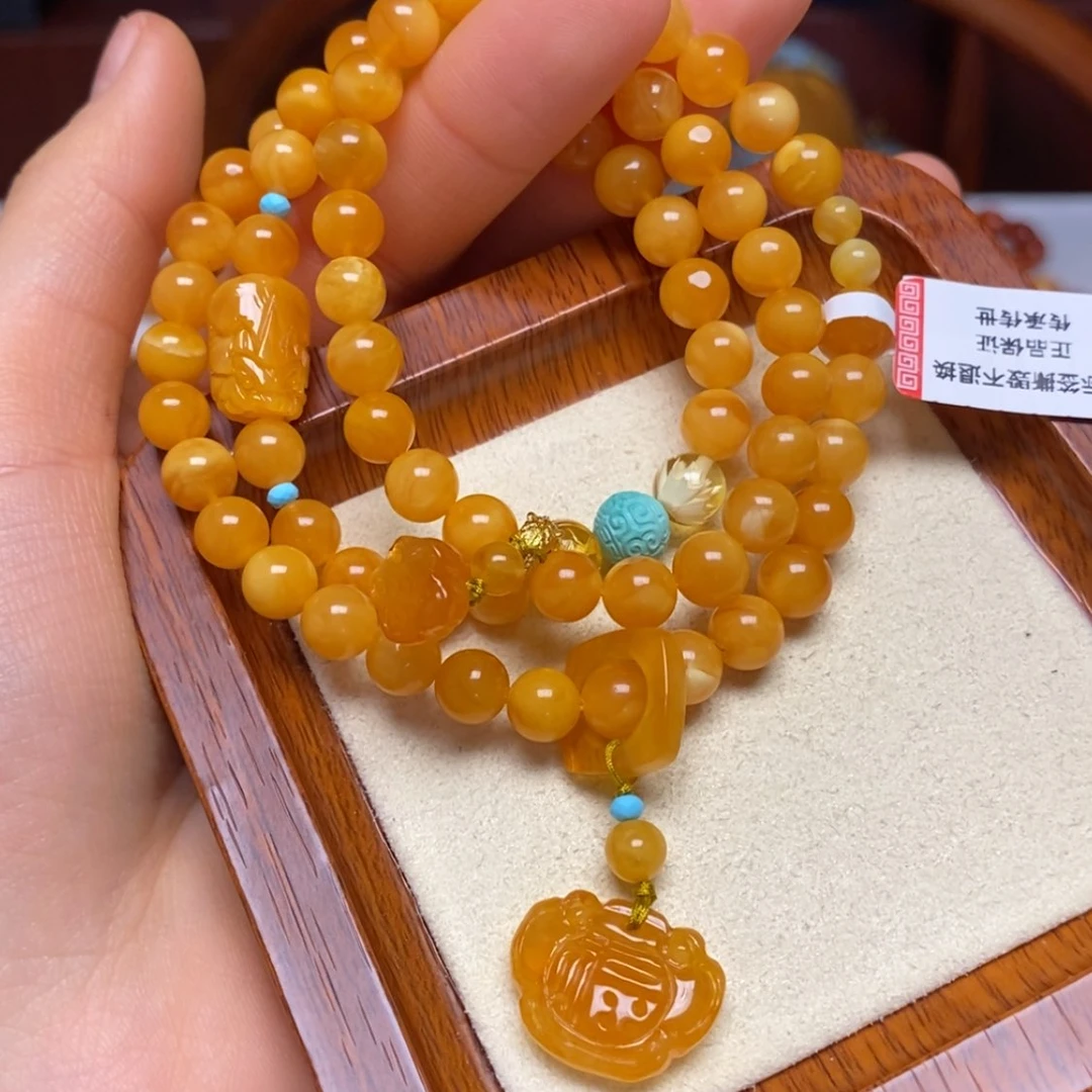 【闪购商品】蜜蜡手链未镶嵌手串