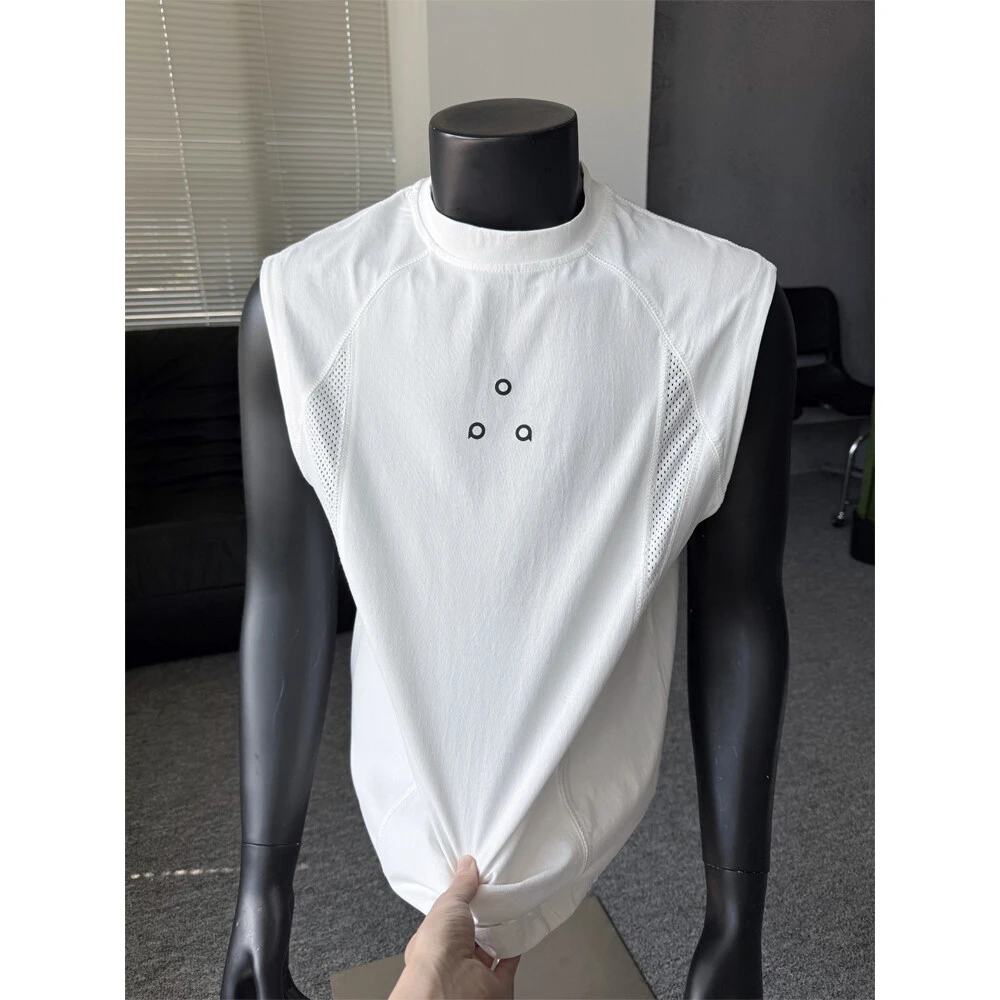 网孔透气速干无袖t恤背心男款夏季美式潮牌运动健身坎肩马甲汗衫