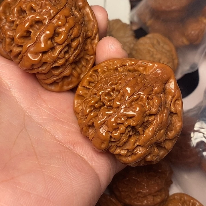 我***乐文玩核桃把件官51