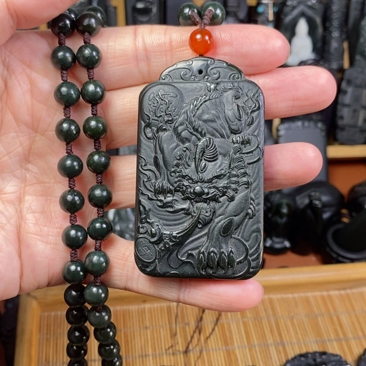 和田玉（青玉）未镶嵌颈饰