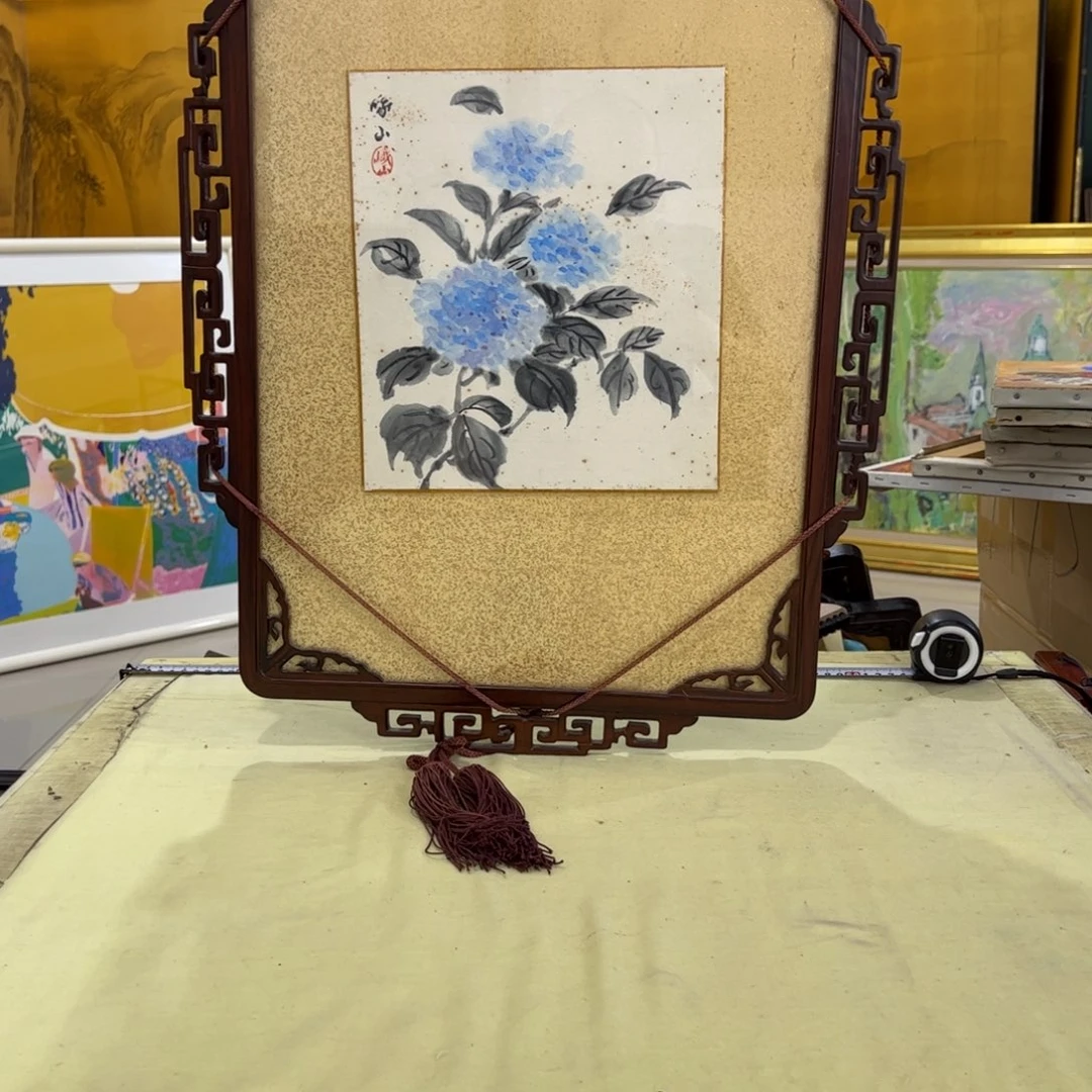 梦***航绘画屏风隔断设计风格设计风格很简单