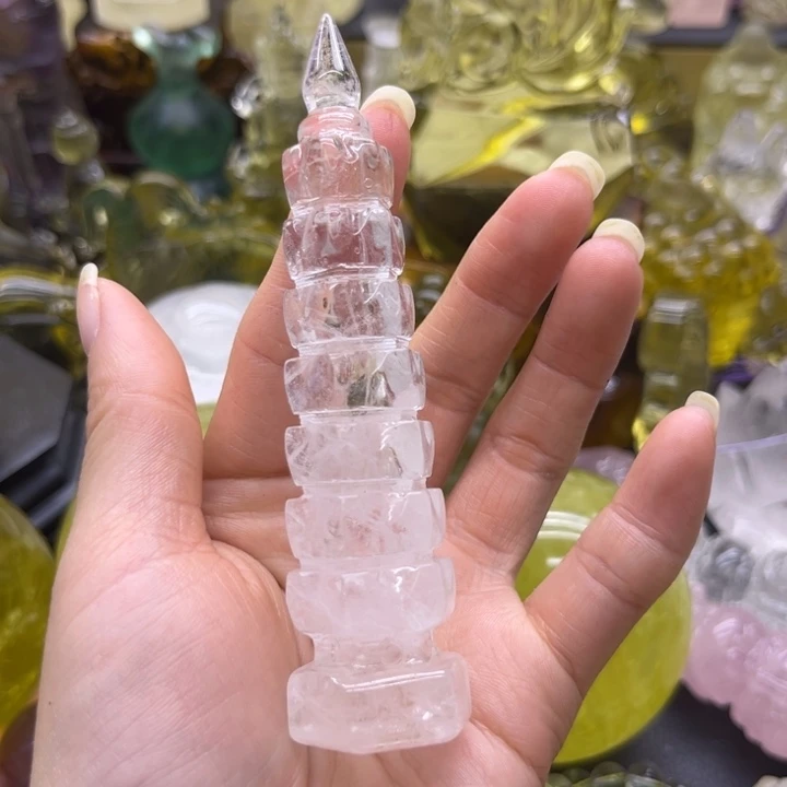 水晶未镶嵌珠宝半成品摆件