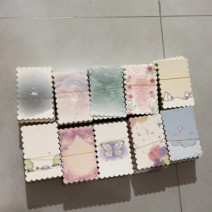 自选五个款式混搭8×12的100张