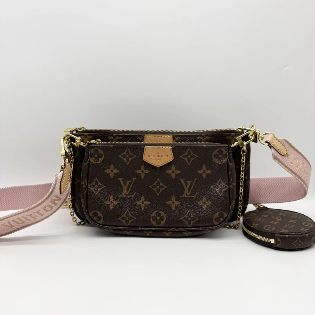 95新 LouisVuitton/路易威登 五合一 麻将 腋下 手拿 斜挎 单肩包