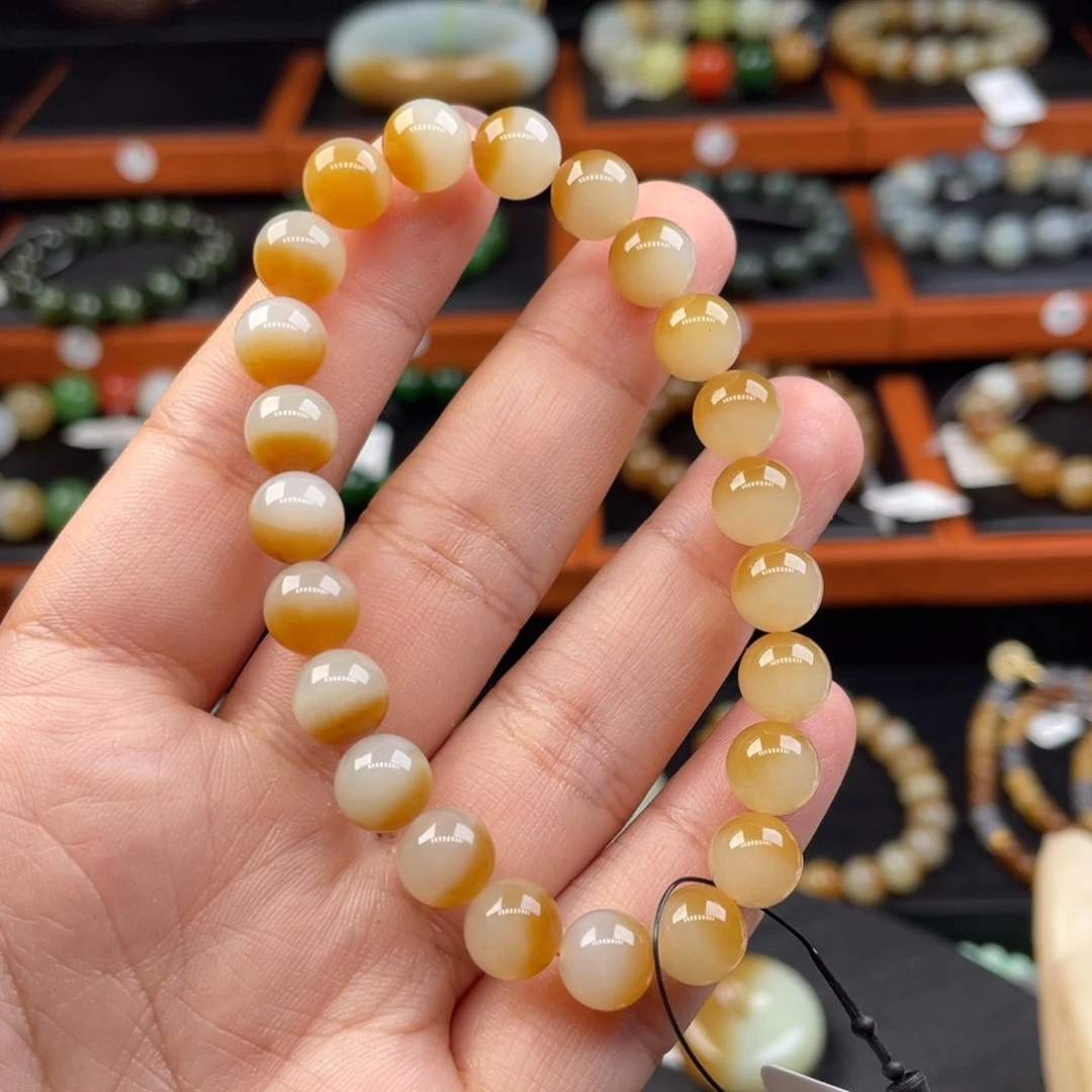 未镶嵌手链和田玉聆****开