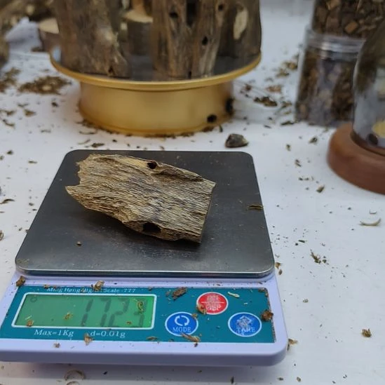 沉香碎屑沉香棋楠虫漏小料17克