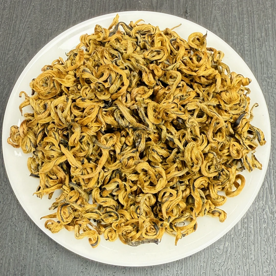 龍福滇红【D2号】2005年春茶蜜香老树红茶大叶种功夫茶500g