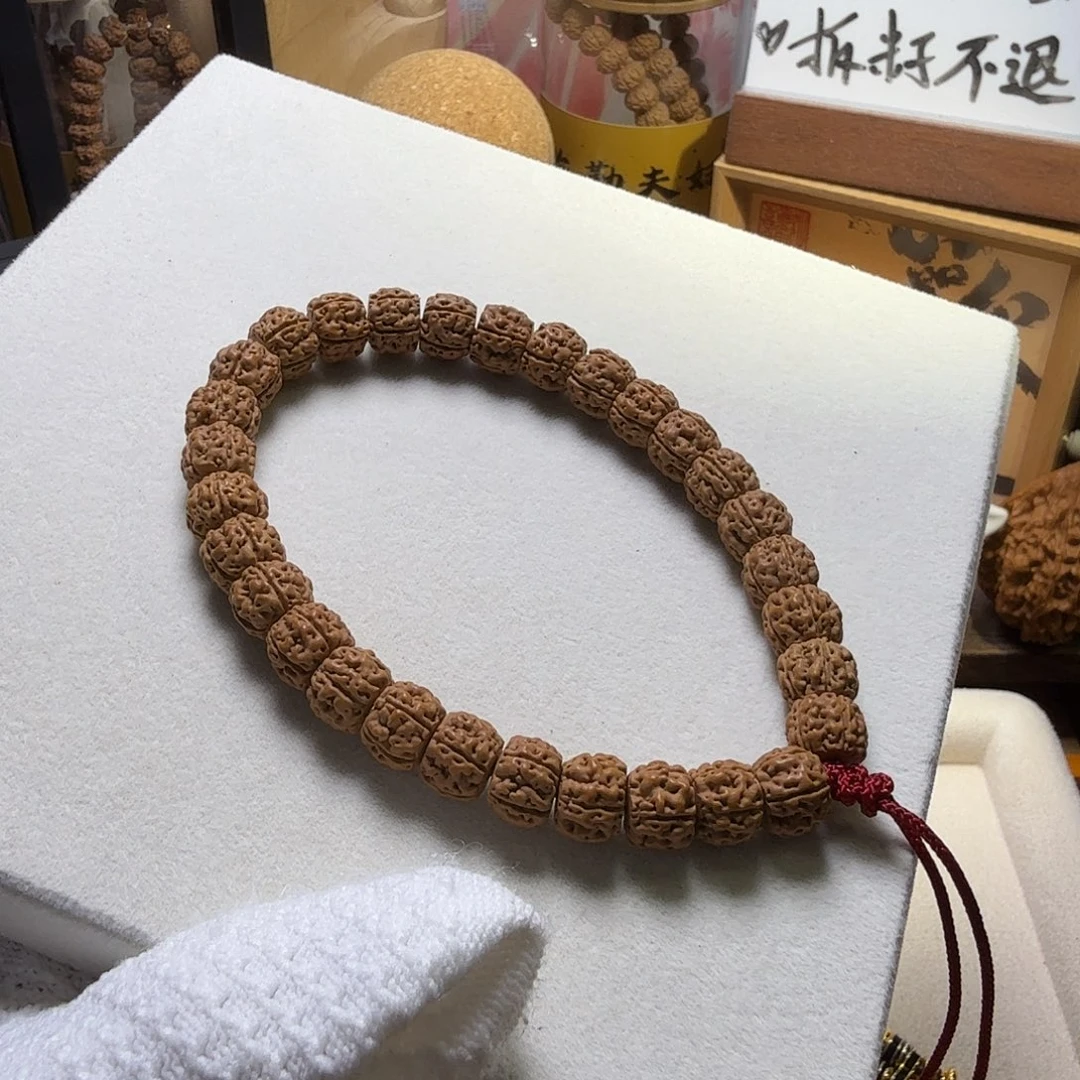 Y***G金刚菩提手串头货盘龙王单圈 10mm士