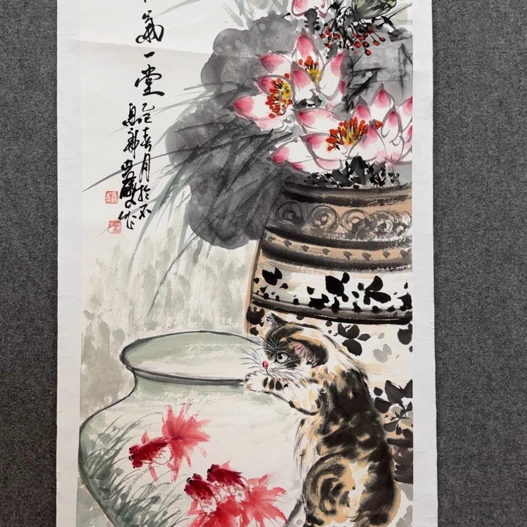 国画娄鹏老师手绘作品