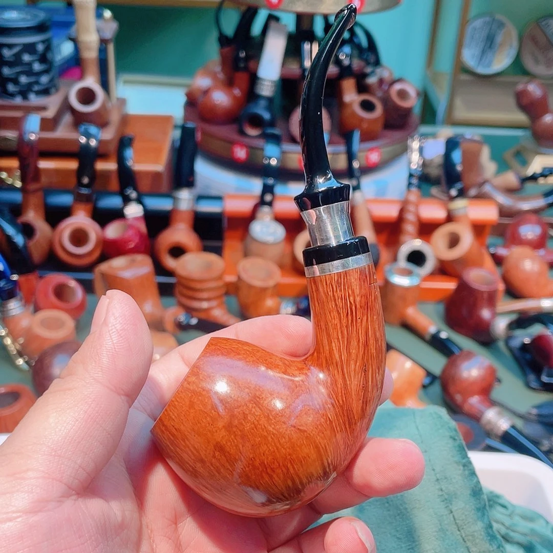 幸***³退坑回血丹麦史丹威双银龙石楠木工艺品