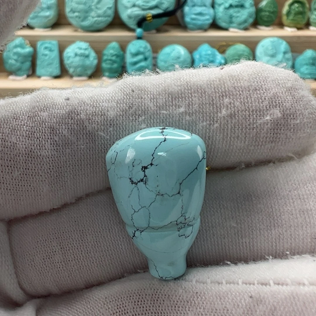 未镶嵌绿松石三通14.7x22.9mm